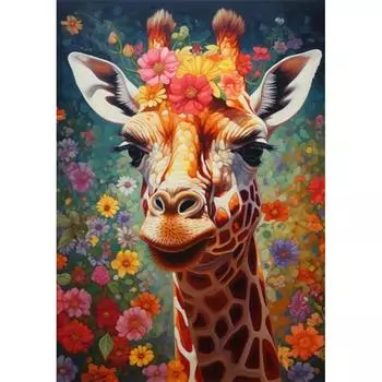 5d DIY Алмазная картина вышивка крестом цветок животное жираф детские поделки алмазная вышивка мозаика домашний декор 30X40CM разноцветный