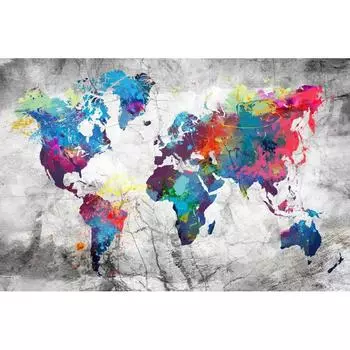 5D DIY Алмазная картина Земля дом Алмазная вышивка Полный набор мозаики Вышивка крестом Домашний декор Подарки ручной работы Round 20x30cm