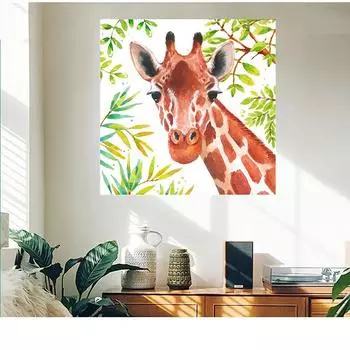 5D Diy Алмазная картина Жираф Алмазная вышивка Полный набор аниме Наборы для вышивки крестом Домашний декор Подарок ручной работы Round 30x30cm