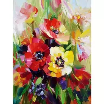 5D DIY Алмазная картина Живопись Мака Алмазная вышивка Полный мозаичный набор Наборы для вышивки крестом Домашний декор Подарки ручной работы Round 20x30cm