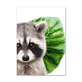 5D DIY Алмазная картина Животное Циветта Кошка Вышивка Крестом 3D Домашний декор 20X30CM