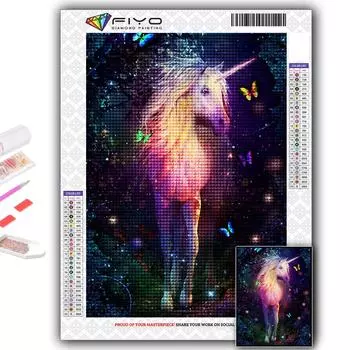 5D Diy Алмазная картина Животное Лошадь Вышивка крестом Полный Алмазная вышивка Мозаика Full Round 20X30CM