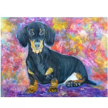 5D Diy Алмазная картина животное масляная краска собака вышивка крестиком домашний декор подарок ручной работы 25x30cm