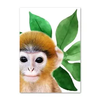 5D DIY Алмазная картина Животное Обезьяна Вышивка Крестом 3D Домашний декор 20X30CM