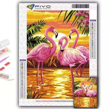 5D Diy Алмазная картина Животное Вышивка крестиком Полная Алмазная вышивка Мозаика Full Round 20X30CM