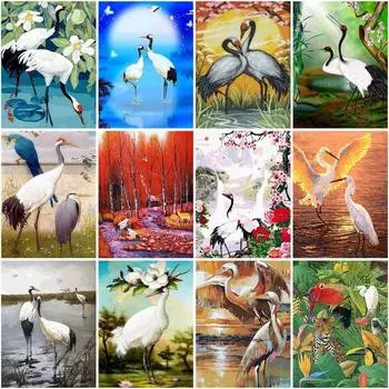 5D DIY Алмазная картина Животное Вышивка крестом Ремесло Полный круглый дрель Алмазная вышивка Полный комплект Домашний декор Подарок Full Round 20x25CM