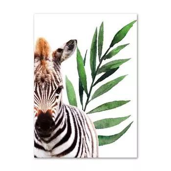 5D DIY Алмазная картина Животное Зебра Вышивка Крестом 3D Домашний декор 20X30CM