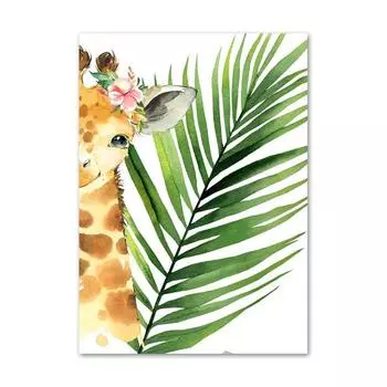 5D DIY Алмазная картина Животное Жираф Вышивка Крестом 3D Домашний декор 20X30CM