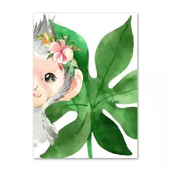 5D DIY Алмазная картина Животное Золотая обезьяна Вышивка Крестом 3D Домашний декор 20X30CM