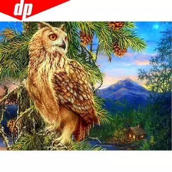 5d Diy Алмазная картина Животные Картинки со стразами Алмазная вышивка 20X30