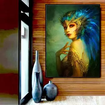 5D DIY Алмазная картина Золотая мышь Аниме Алмазная вышивка Картина Горный хрусталь Вышивка крестом 20X30CM