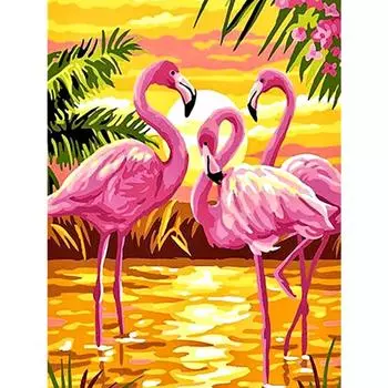 5D DIY Алмазная картина Золотой пейзаж Птица Алмазная вышивка Полный мозаичный набор Наборы для вышивки крестом Домашний декор Подарки ручной работы Round 20x30cm