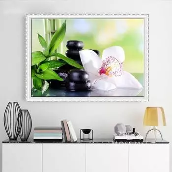 5D Diy Алмазная КартинаЦветы Вышивка Мозаика Искусство Картина Стразы Декор Подарок Full Round 30x40cm