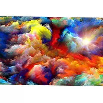 5D DIY Алмазная вышивка Абстрактная психоделическая туманность Космическое облако, Алмазная картина Вышивка крестом 20X30CM