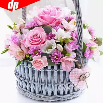5D DIY Алмазная вышивка Алмазная картина Цветок Полный круглый Алмазная мозаика Горный хрусталь Фотографии 30x30CM