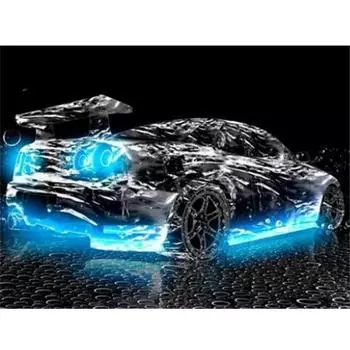 5D DIY Алмазная вышивка Автомобиль Пейзаж Алмазная картина Мозаика Картина Rhinestone Home Decor 20X30CM