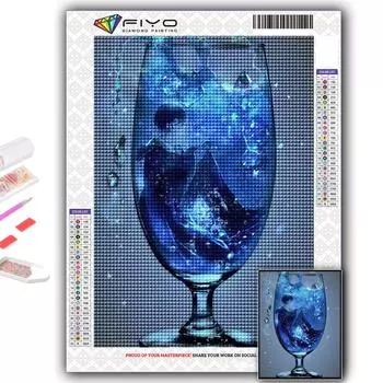 5D DIY Алмазная вышивка Девушка в бутылке «Песочные часы» Алмазная картина Мозаика Украшение дома Full Round 20X30CM