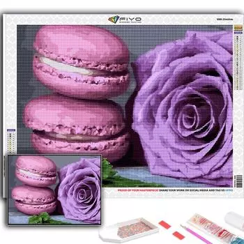5D DIY Алмазная вышивка Фрукты и макароны Алмазная картина Мозаика Украшение дома Full Round 20X30CM