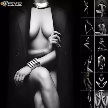 5D DIY Алмазная вышивка Искусство Мужчины и женщины Алмазная картина Мозаика Украшение дома Full Round 20X30CM