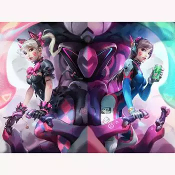 5D DIY Алмазная вышивка Картина Стразы Алмазная картина Мозаика Стена Краска Домашний декор 20X30CM