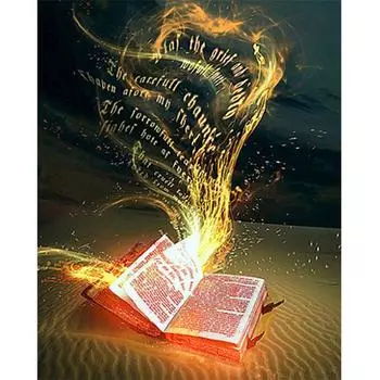 5D DIY Алмазная вышивка Книга Пейзаж Алмазная картина Пейзаж Вышивка крестом Домашний декор 20*30 cm