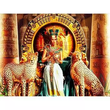 5D DIY Алмазная вышивка Красота и Леопард Алмазная мозаика Алмазная картина Портрет Картина Стразы Декор 20X30CM