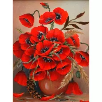 5D DIY Алмазная вышивка Крест Стежок Гипсофила Цветок Алмазная мозаика Алмазная картина Декор 20X30CM