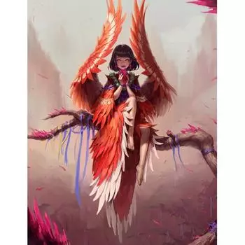 5D Diy Алмазная вышивка крестом Алмазная картина Полная круглая мозаика Украшение для дома Подарок 20X30CM