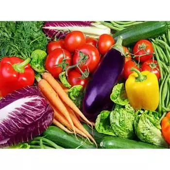 5D DIY Алмазная вышивка Кухня Еда Овощи Фрукты Алмазная картина Вышивка крестом Домашний декор 20X30CM