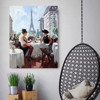 5d Diy Алмазная вышивка Леди в чате Алмазная картина Вышивка крестиком Полный квадратный дрель Горный хрусталь 20X30CM