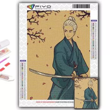 5D DIY Алмазная вышивка Мультфильм Аниме Игровой персонаж Алмазная картина Мозаика Украшение дома Full Round 20X30CM