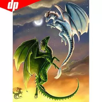 5D DIY Алмазная вышивка Продажа Животное Алмазная мозаика Вышивка крестом Полный круглый 20X30