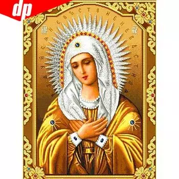 5D DIY Алмазная вышивка Религия Икона Алмазная картина Полные круглые изображения Стразы Алмаз 20X30