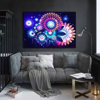 5D Diy алмазная живопись экзотический цветок набор крестиков полная алмазная вышивка мозаика художественная картина стразы Декор подарок Full Round 20x30cm