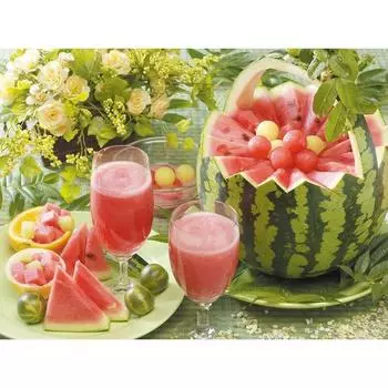 5D Diy алмазная живопись арбуз полная дрель вышивка крестиком Новое поступление Алмазная вышивка фруктовый сок украшение дома Full Round 20x30CM