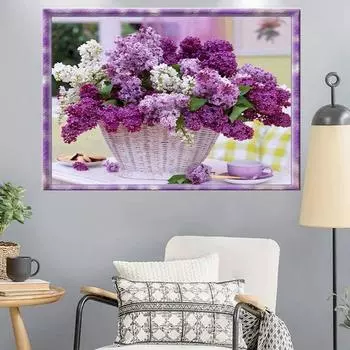 5D Diy алмазная живопись Цветочная корзина набор крестиков полная алмазная вышивка мозаика художественная картина стразы Декор подарок Full Round 20x30cm