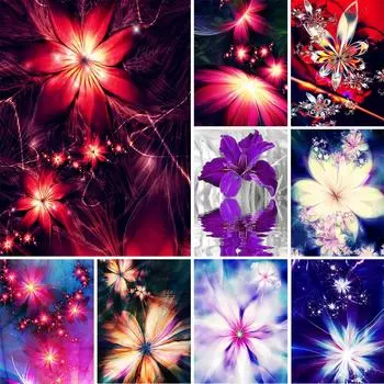 5D DIY алмазная живопись цветок полная алмазная вышивка мозаика художественная картина ручная работа горный хрусталь мозаика подарок набор для вышивки крестом Full Round 20x30CM