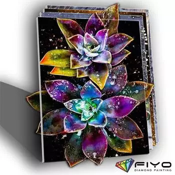 5D DIY алмазная живопись цветы вышивка крестиком Алмазная вышивка суккуленты Лидер продаж подарок ручной работы украшение дома Full Round 20X30CM