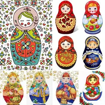 5D DIY алмазная живопись фарфоровая кукла горный хрусталь фотографии полная алмазная вышивка мозаика комплект для вышивки крестом украшение мебели Full Round 20x30CM