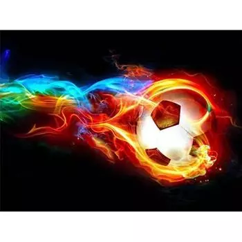 5D DIY алмазная живопись Футбол наборы крестиков полная Алмазная вышивка футбольное украшение 20*30 cm