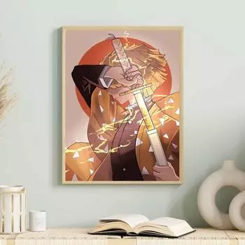 5D DIY алмазная живопись красивые персонажи аниме набор для вышивки крестом мозаика Алмазная вышивка полная круглая квадратная дрель украшение дома Round 30x40cm