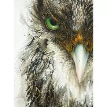 5D Diy Алмазная картина Вышивка крестом Квадратный алмаз Снег Полная вышивка Природный пейзаж Алмазная вышивка Full Round 20X30CM