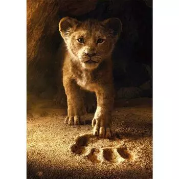 5D DIY алмазная живопись Лев со стразами художественная картина полная алмазная вышивка животное набор крестиков мозаика домашний декор подарок Full Round 20x30CM
