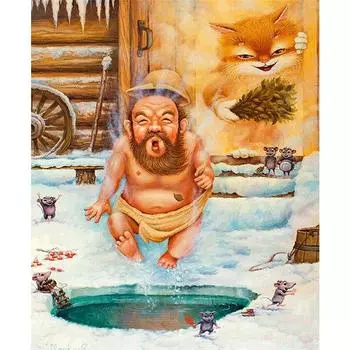 5D DIY алмазная живопись мультфильм старик Алмазная вышивка полный набор мозаики вышивка крестом домашний декор подарки ручной работы Round 20x30cm