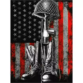 5D DIY алмазная живопись обувь и шляпа набор для вышивки крестом мозаика Алмазная вышивка роза полная круглая/квадратная дрель украшение дома Round 20x30cm