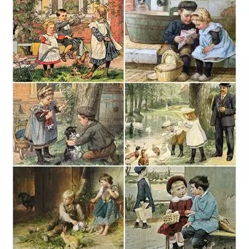 5D Diy алмазная живопись пейзаж сад детский набор крестиков полная круглая дрель вышивка мозаика художественная картина домашний декор подарок Full Round 20x30CM