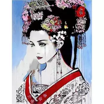 5D DIY алмазная живопись платье для девочек комплект для вышивки крестом Мозаика Алмазная вышивка роза полная круглая/квадратная дрель украшение дома Round 20x30cm