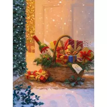 5D DIY Алмазная картина Полная квадратная алмазная вышивка Стразы Искусство Домашний Декор Подарок Full Round 20X30CM