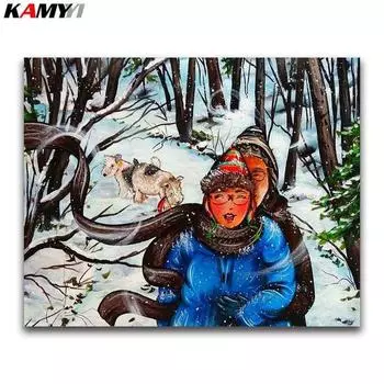 5D DIY Алмазная картина Полная круглая дрель Вышивка крестом Мозаика Главная 20X30CM