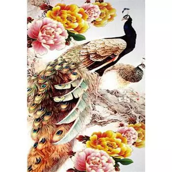 5D DIY алмазная живопись с изображением животных, стразы, картина, полная круглая Алмазная вышивка, мозаика, подарок, комплект для вышивки крестиком Full Round 20x30CM